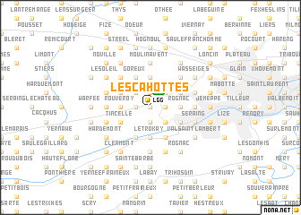 map of Les Cahottes