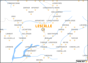 map of LʼEscalle