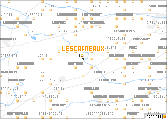 map of Les Carneaux
