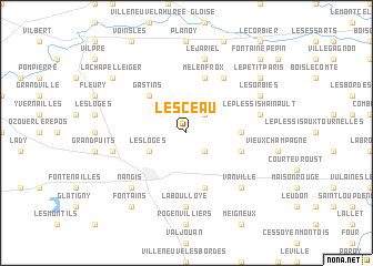 map of Le Sceau