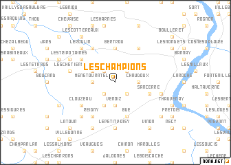 map of Les Champions