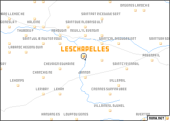 map of Les Chapelles