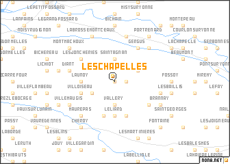 map of Les Chapelles