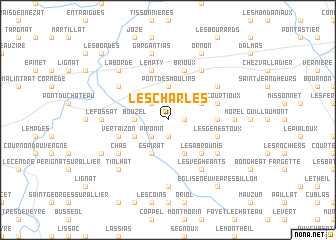 map of Les Charles