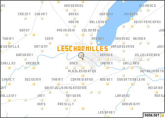 map of Les Charmilles