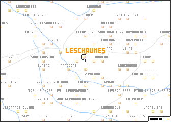 map of Les Chaumes