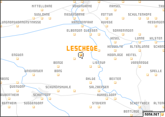 map of Leschede