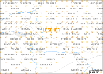 map of Leschen