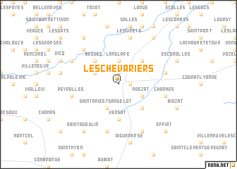 map of Les Chevariers