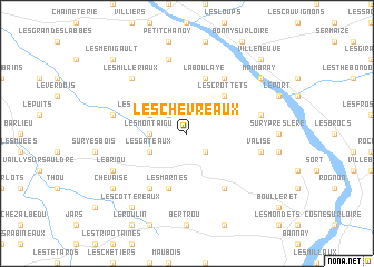 map of Les Chevreaux