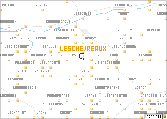 map of Les Chevreaux