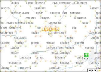 map of Les Chiez