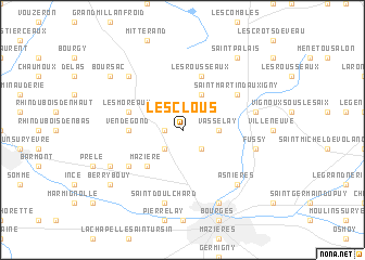 map of Les Clous