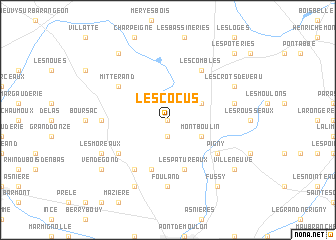 map of Les Cocus