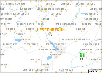 map of Les Combeaux