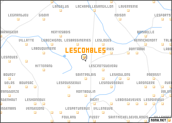 map of Les Combles