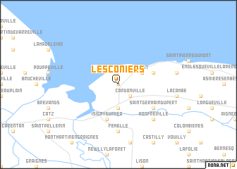map of Les Coniers