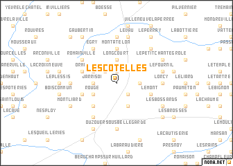 map of Les Côtelles