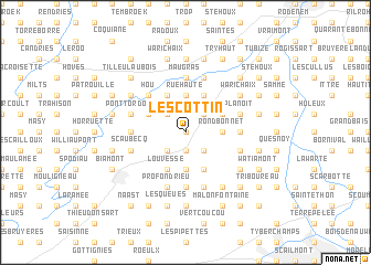 map of Le Scottin