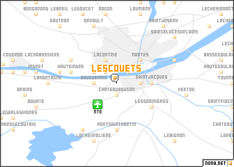 map of Les Couêts