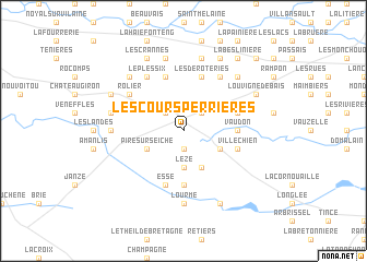 map of Les Cours Perrières