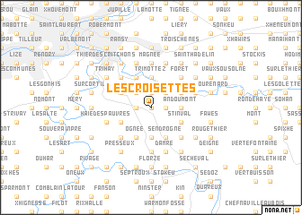 map of Les Croisettes