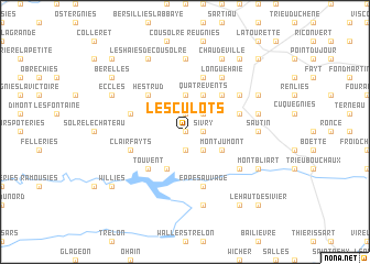 map of Les Culots