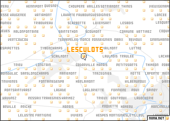 map of Les Culots