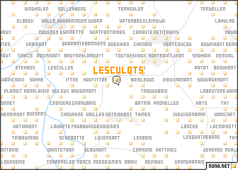 map of Les Culots