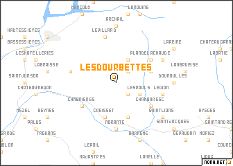 map of Les Dourbettes