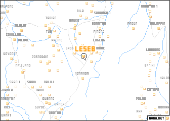 map of Leseb