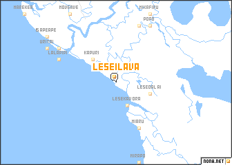 map of Lese-Ilava