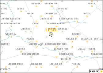 map of Le Sel