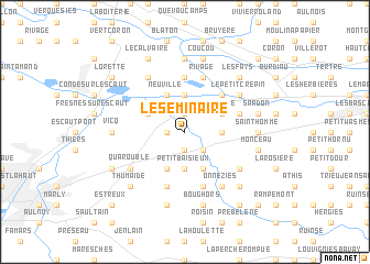 map of Le Séminaire