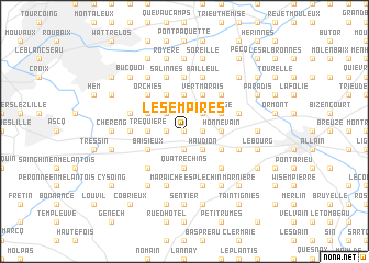 map of Les Empires