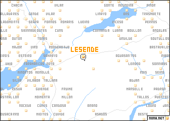 map of Lesende