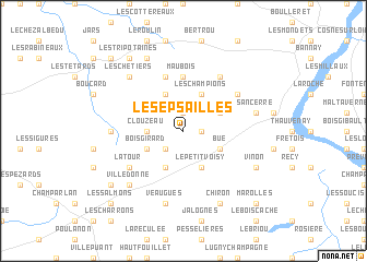 map of Les Epsailles