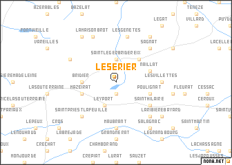 map of Le Sérier