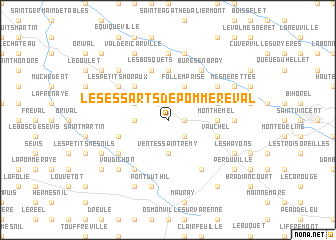 map of Les Essarts-de-Pommereval