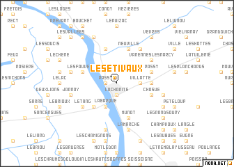 map of Les Étivaux