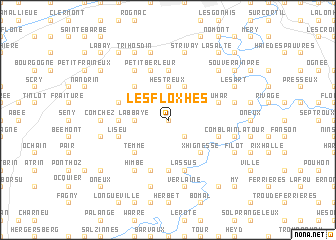 map of Les Floxhes