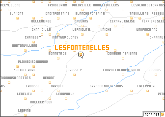 map of Les Fontenelles