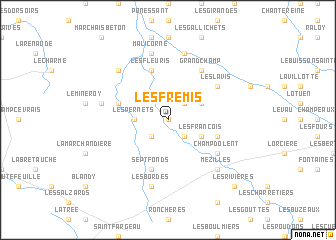 map of Les Frémis