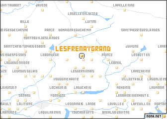 map of Les Frenay Grand