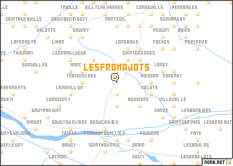 map of Les Fromajots