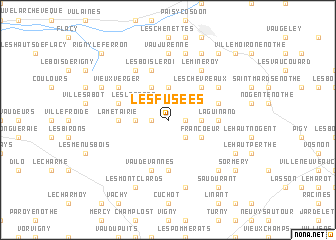 map of Les Fusées