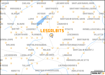 map of Les Galbits