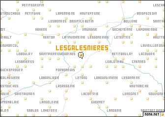 map of Les Galesnières