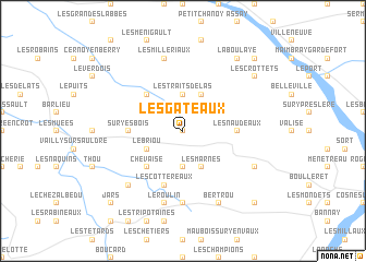 map of Les Gâteaux