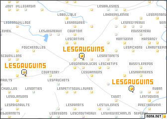 map of Les Gauguins